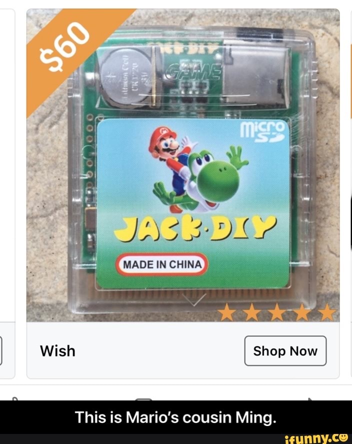 This is Mario's cousin Ming. - This is Mario’s cousin Ming.
