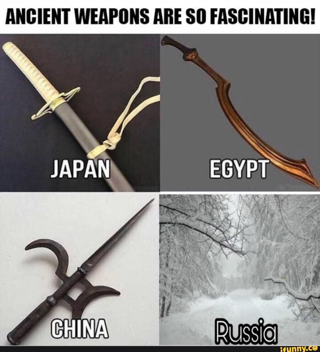 ANCIENT WEAPONS ARE SO FASCINATING!
