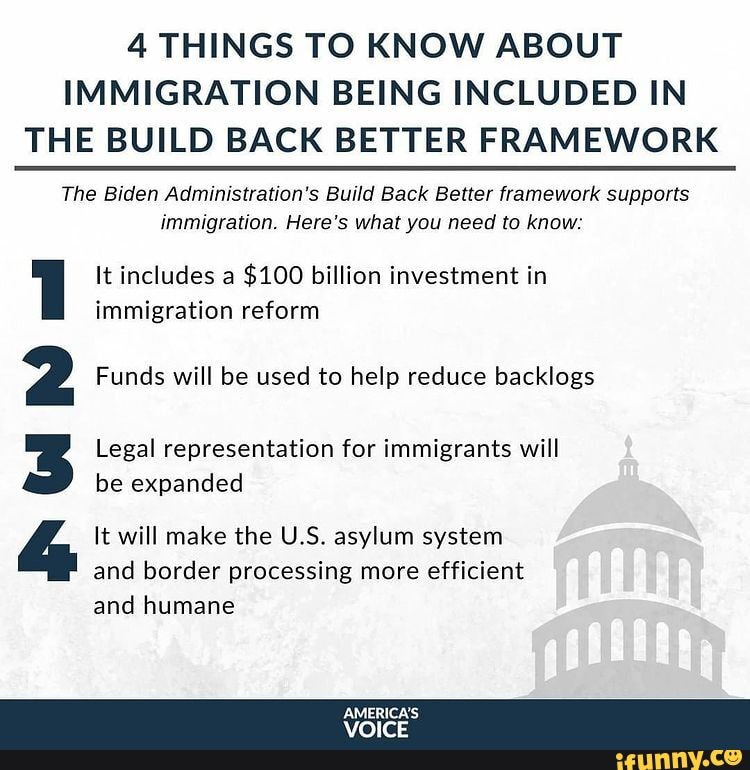 4 THINGS TO KNOW ABOUT IMMIGRATION BEING INCLUDED IN THE BUILD BACK ...