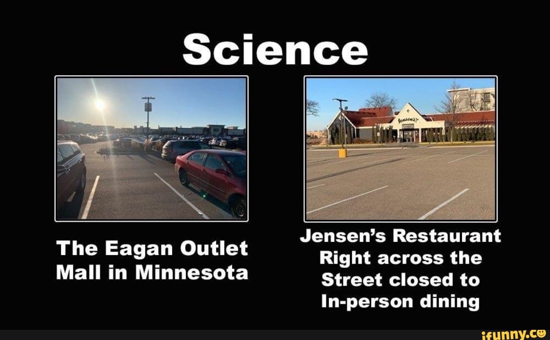 Science Jensen's Restaurant The Eagan Outlet Right across the Mall in