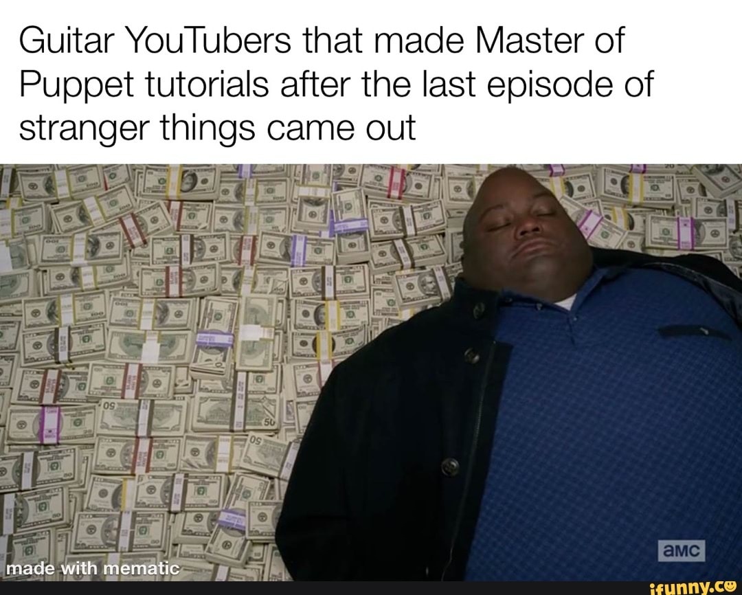 Guitar YouTubers that made Master of Puppet tutorials after the last