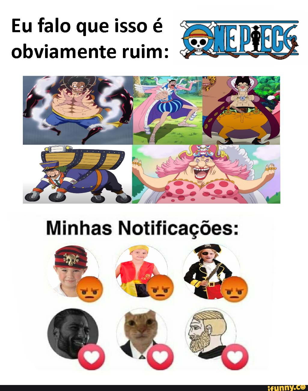Eu falo que isso é obviamente ruim:
Minhas Notificações: