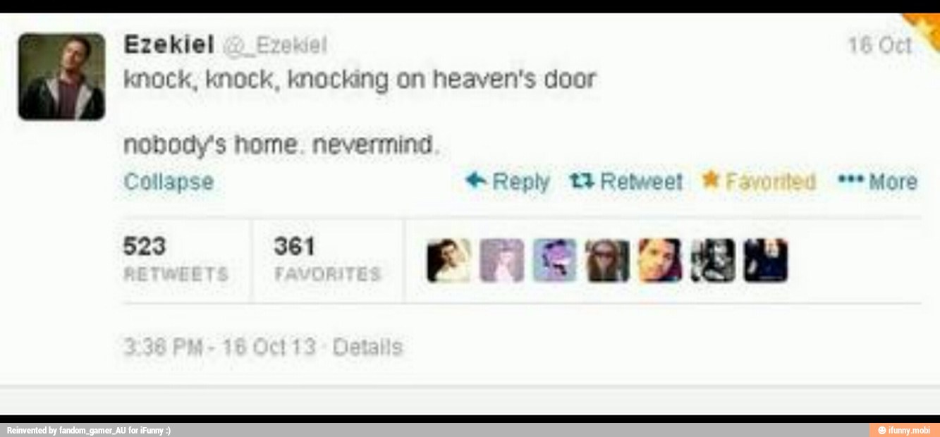 Ezekiel Knock Knock Knocking On Heaven s Door 