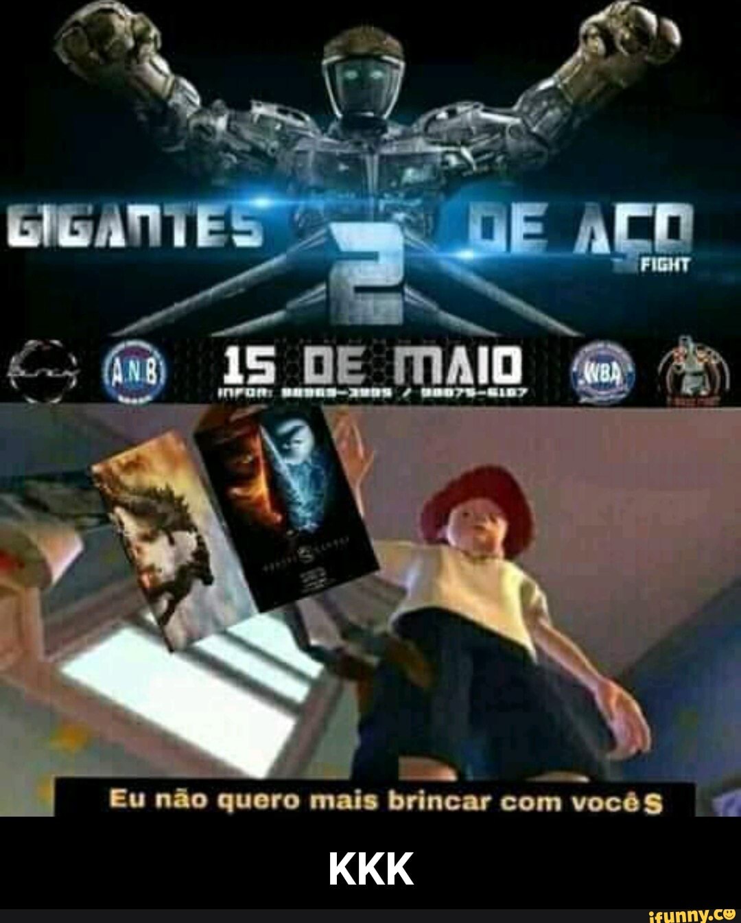 Eu não quero mais brincar com vocês
KKK - KKK