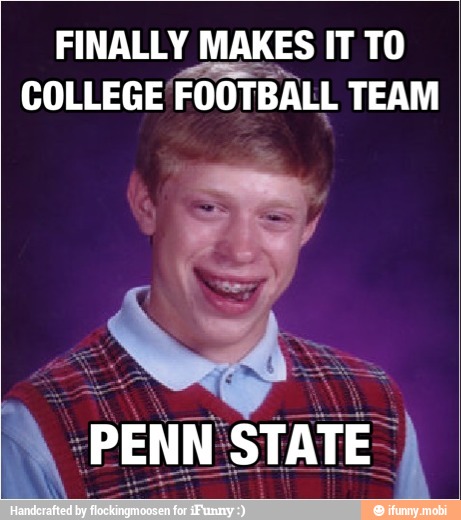 FINALLY MAKES IT TO
COLLEGE FOOTBALL TEAM
