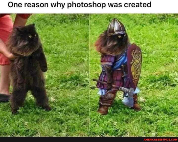 One reason why photoshop was created