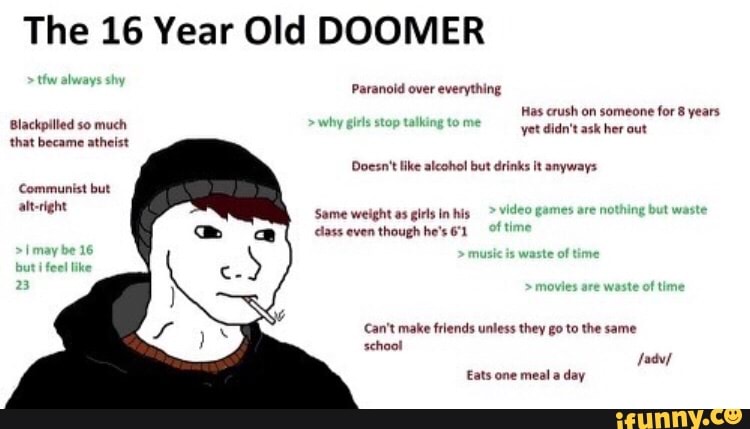 Found an old doomer meme that describes me perfect