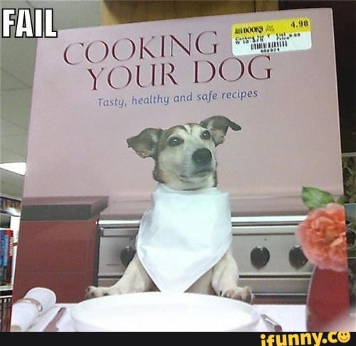 COOKING YOUR DO
ealthy and safe recipes
FAIL
Tasty,