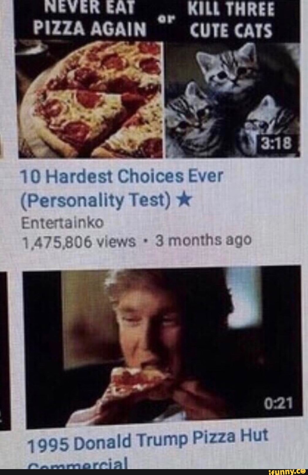 10 Hardest Choices Ever Personality Test Ifunny