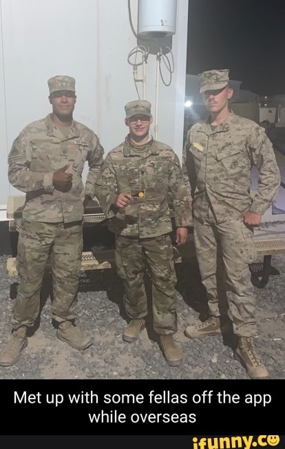 Met up with some fellas off the app while overseas