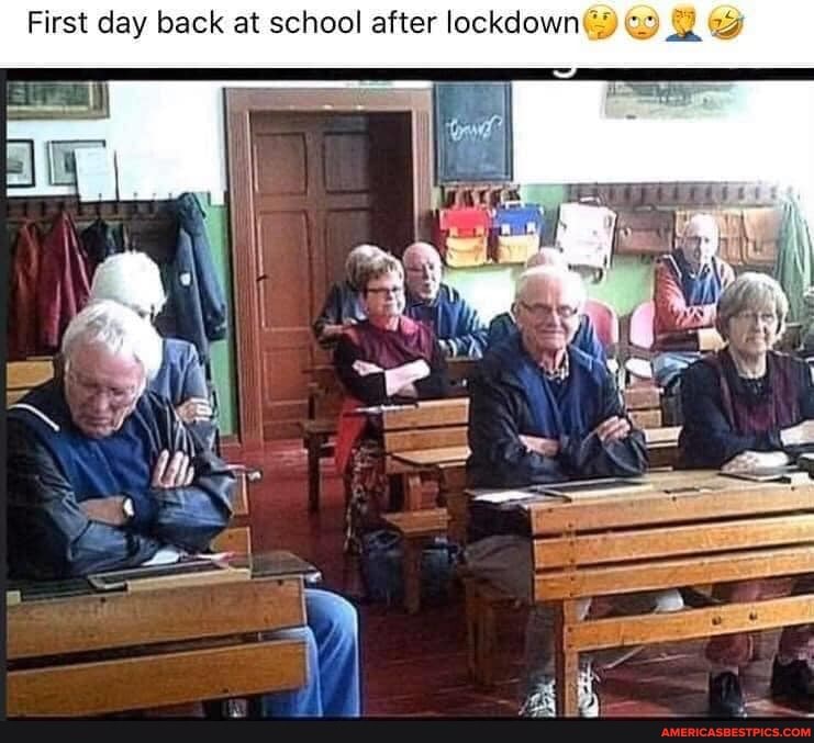 First day back at school after lock