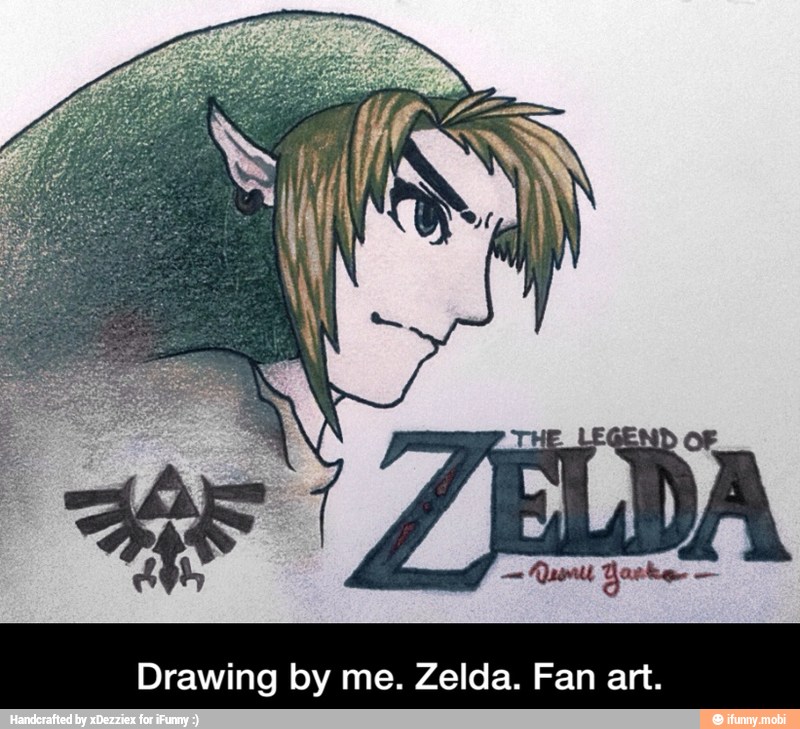 Drawing by me. Zelda. Fan art. - Drawing by me. Zelda. Fan art.