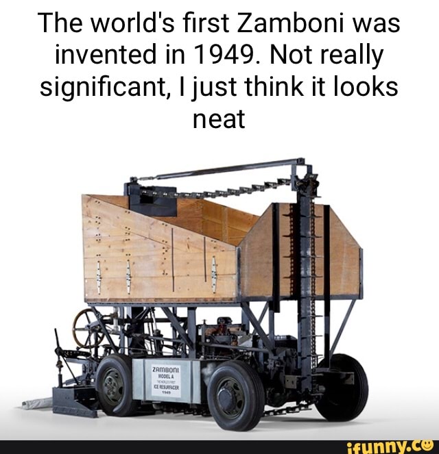Zamboni memes. Best Collection of funny Zamboni pictures on iFunny