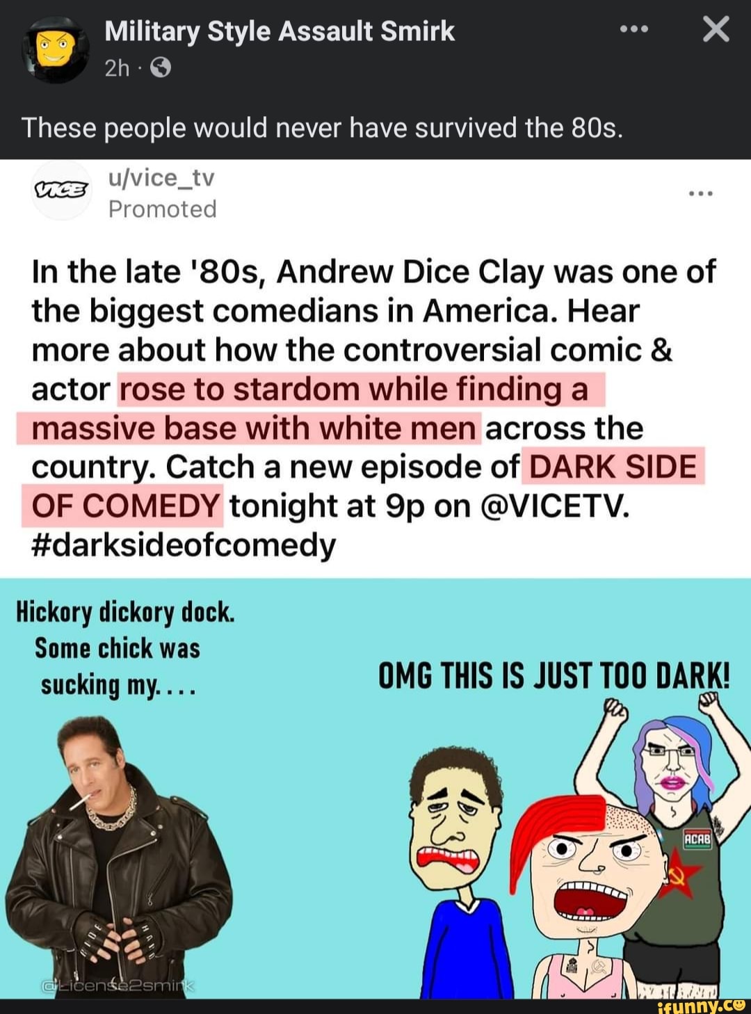 Military Style Assault Smirk These people would never have survived the