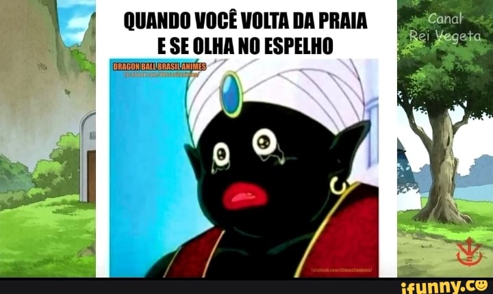 QUANDO VOCÊ VOLTA DA PRAIA E SE OLHA NO ESPELHO