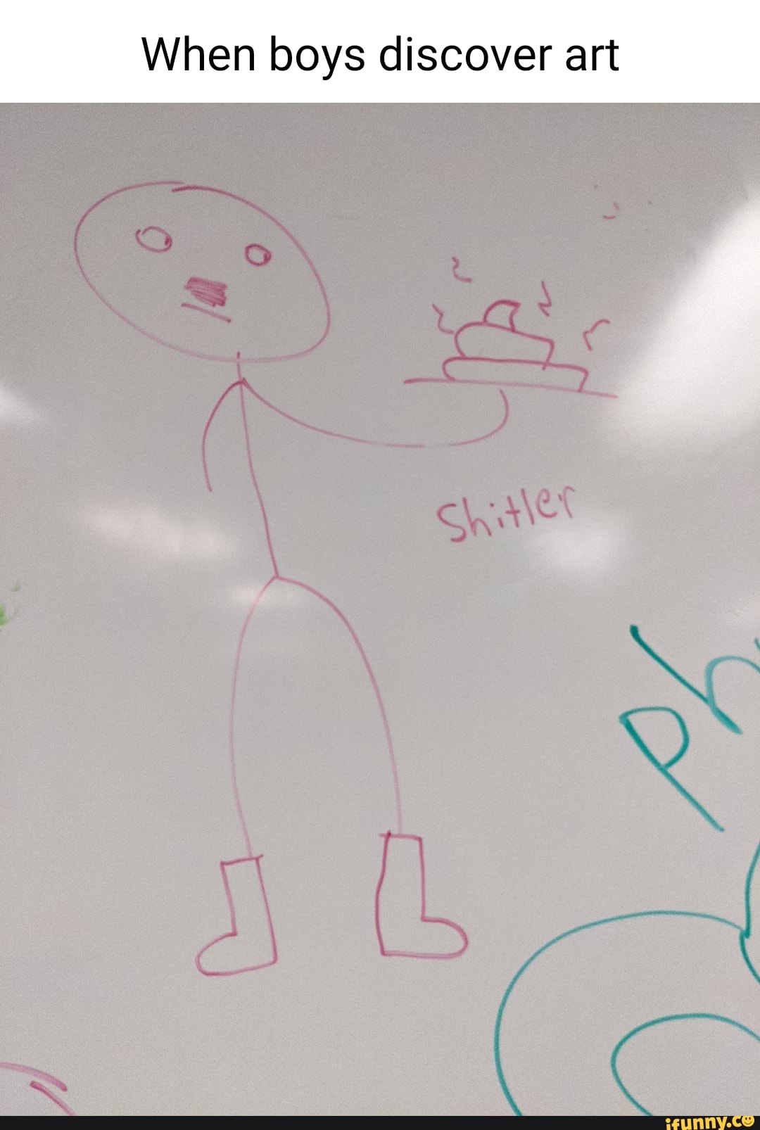 When boys discover art