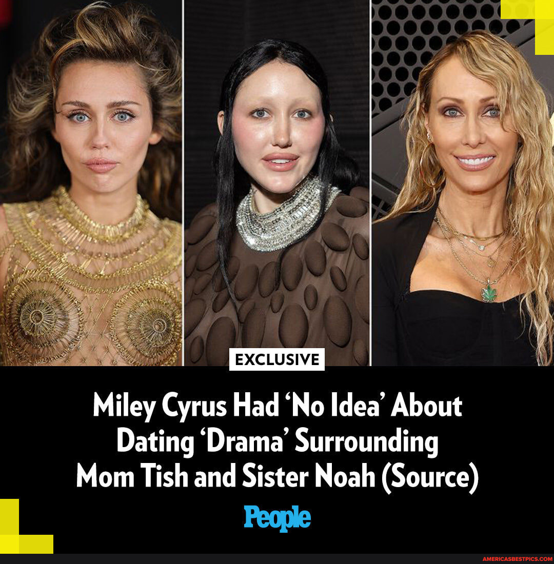 Miley Cyrus was unaware of any alleged "drama" surrounding her sister(01)