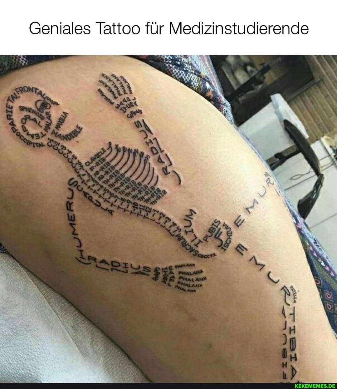 Geniales Tattoo für Medizinstudierende