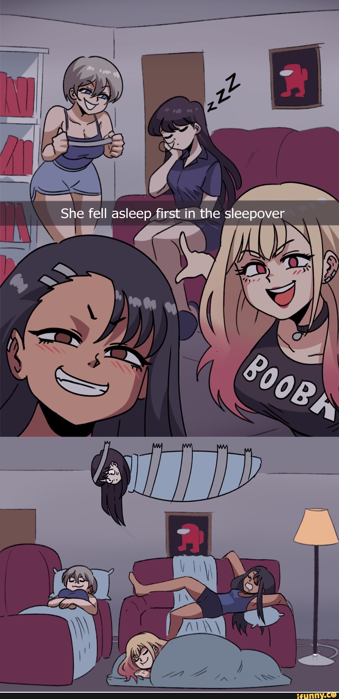 She Fell Asleep First In The Sleepover Ifunny 