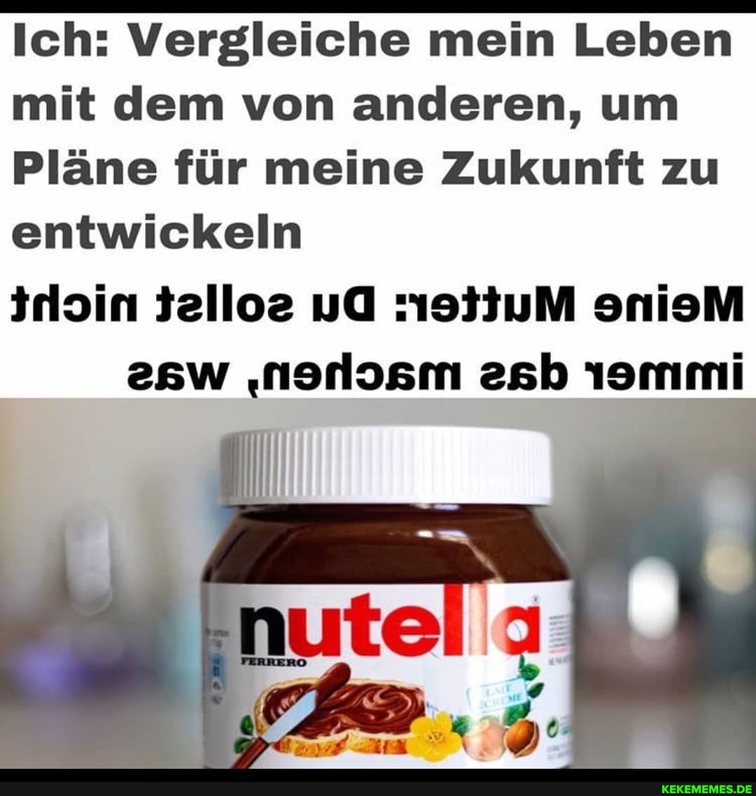 Ich: Vergleiche mein Leben mit dem von anderen, um
Pläne für meine Zukunft zu entwickeln
esb