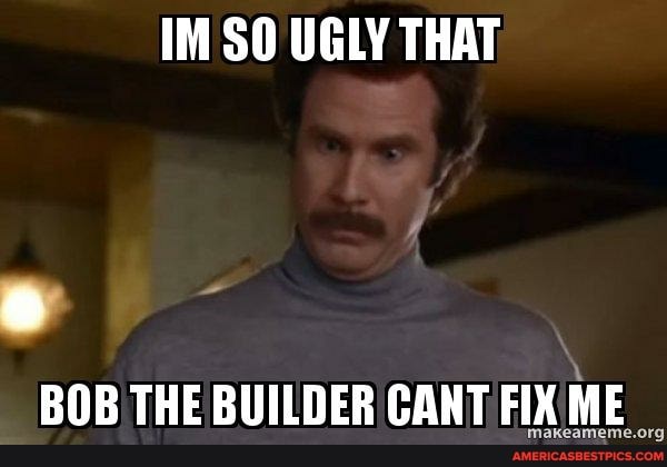 IM SO UGLY THAT BOB THE BUILDER CANT FIX ME - America’s best pics and ...