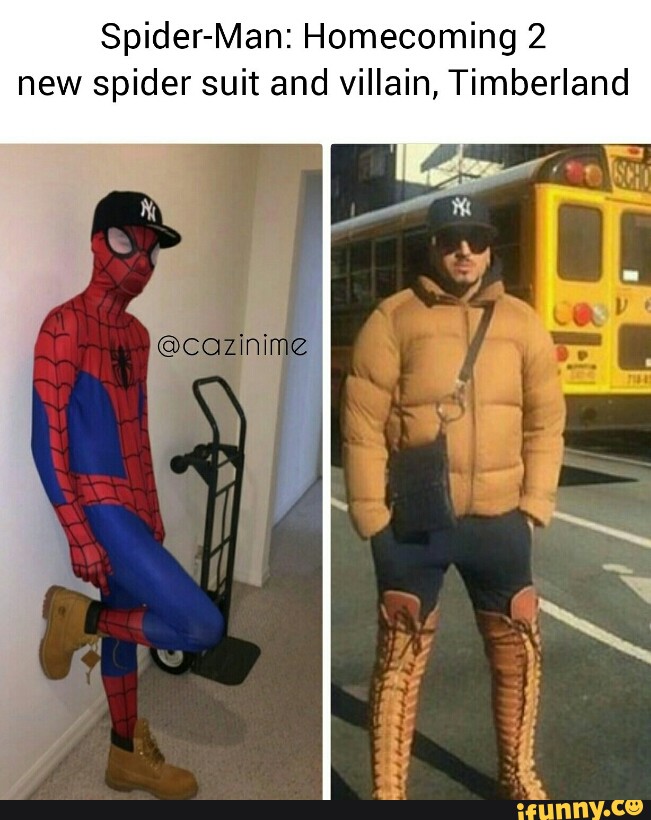 timberland spider man