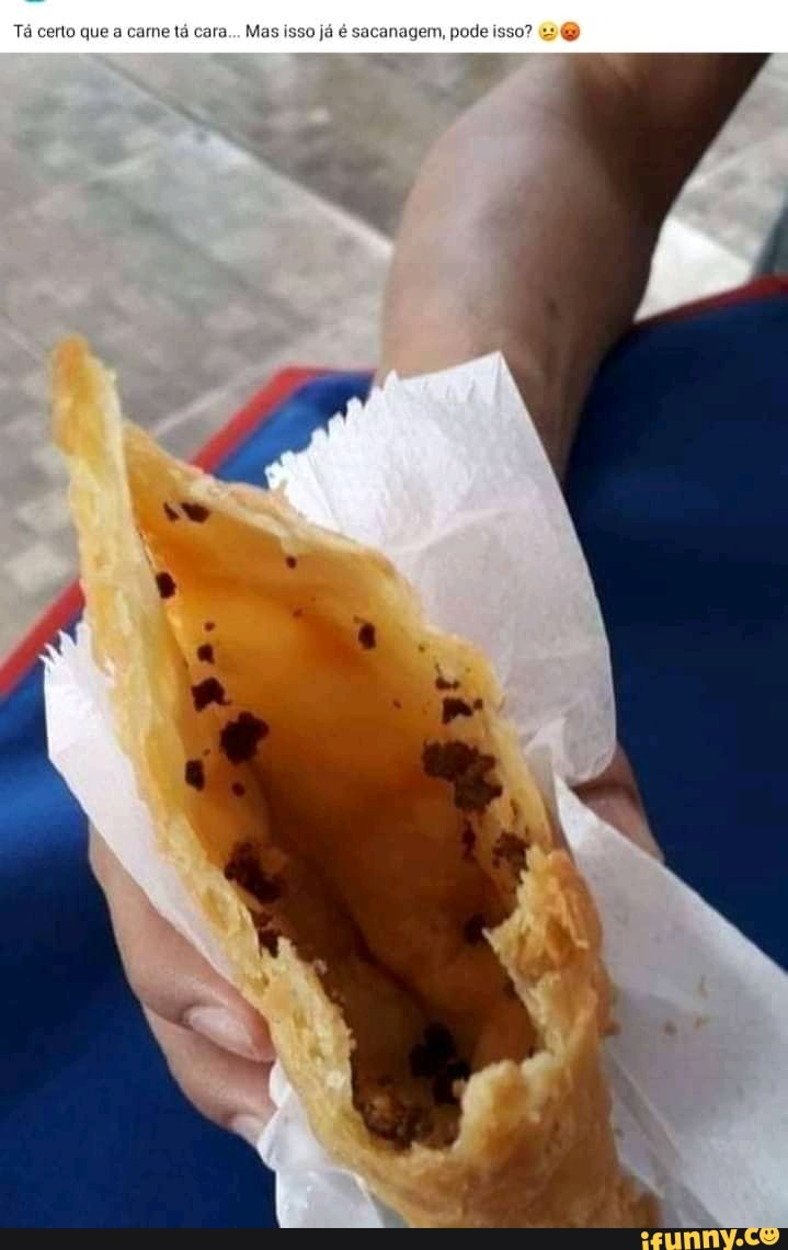 Tá certo que a carne tá cara... Mas isso já é sacanagem, pode isso?