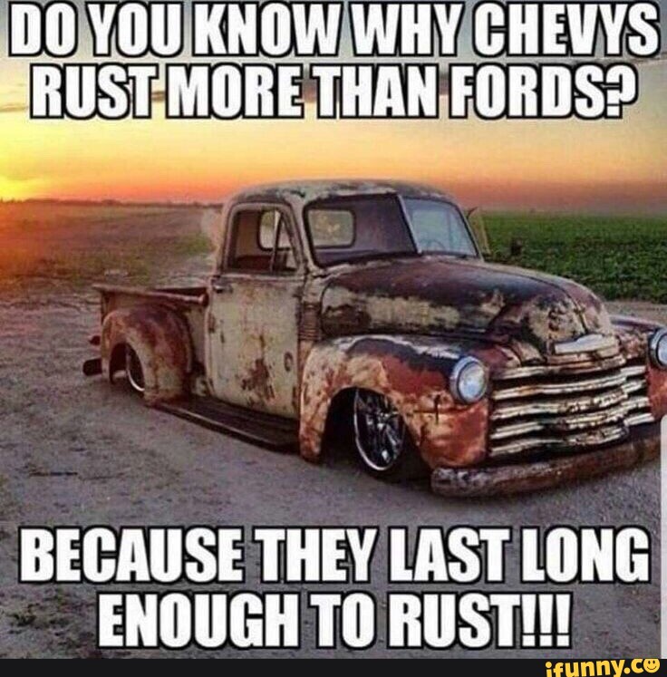 ford vs chevy memes