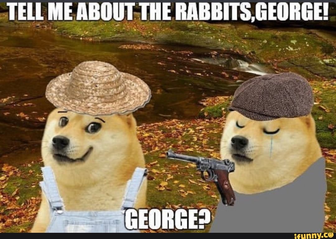 É
"TELL ME ABOUT.THE RABBITS