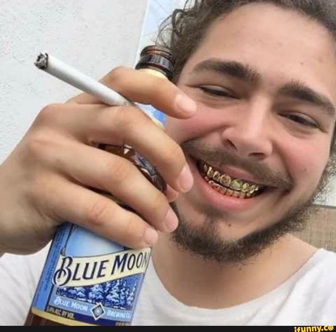 postmalone, bluemoon, beer, grill, alchohol, drinking, goodvibes, feature, featureworthy