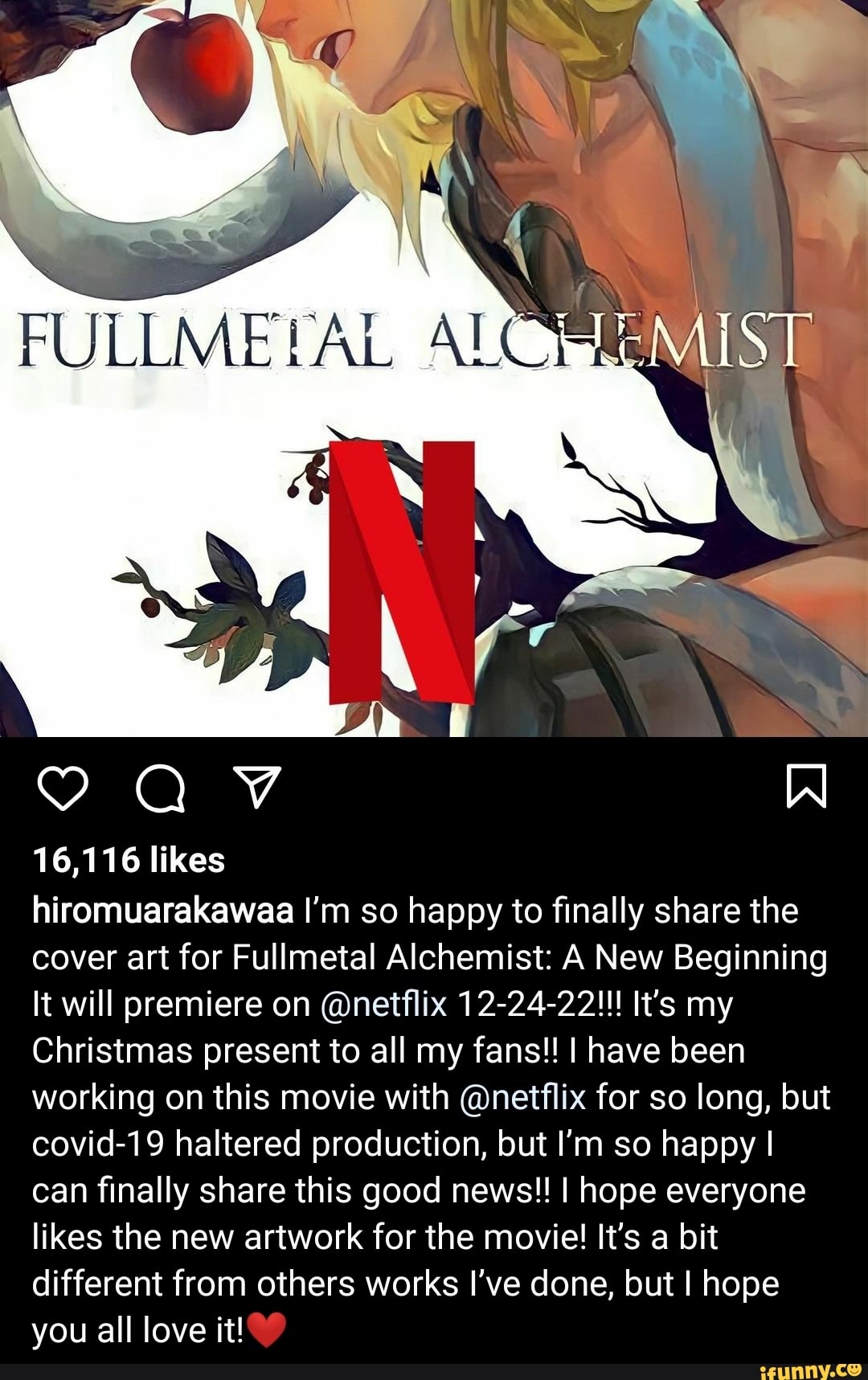 So, About that FullMetal Alchemist Movie on Netflix