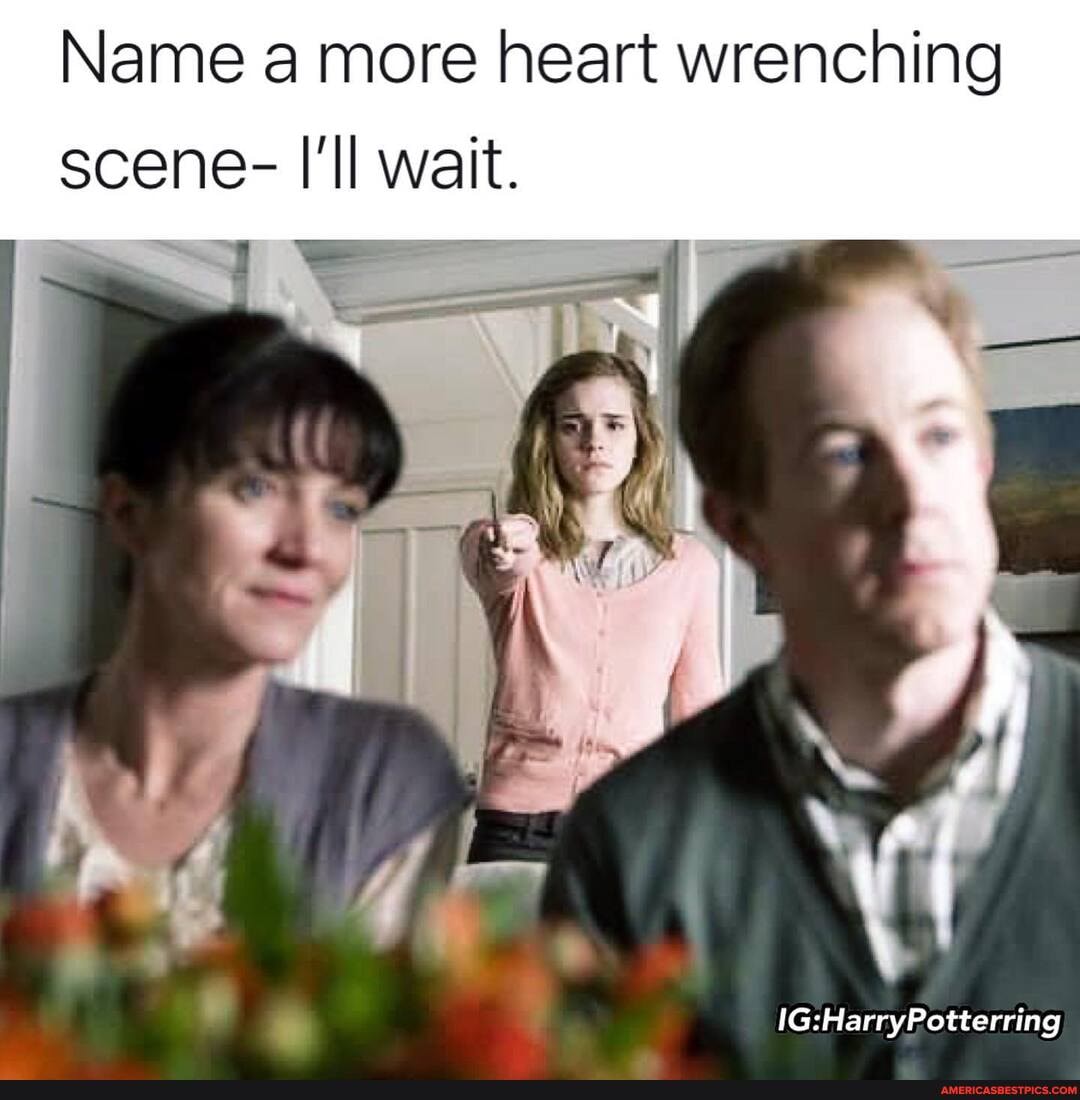 Name a more heart wrenching scene- I'll wait.