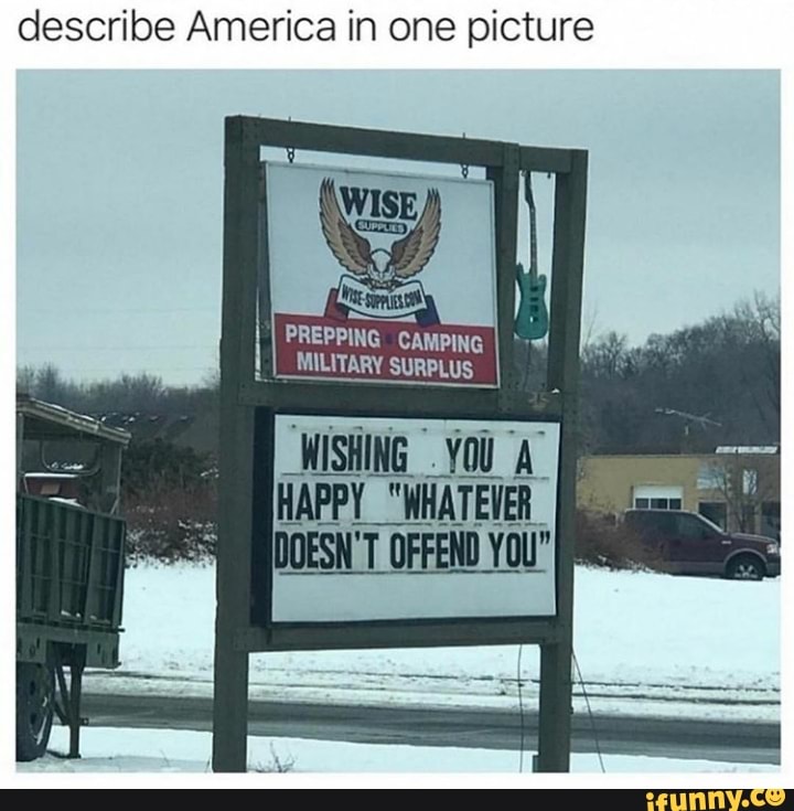 Describe America in one picture - iFunny