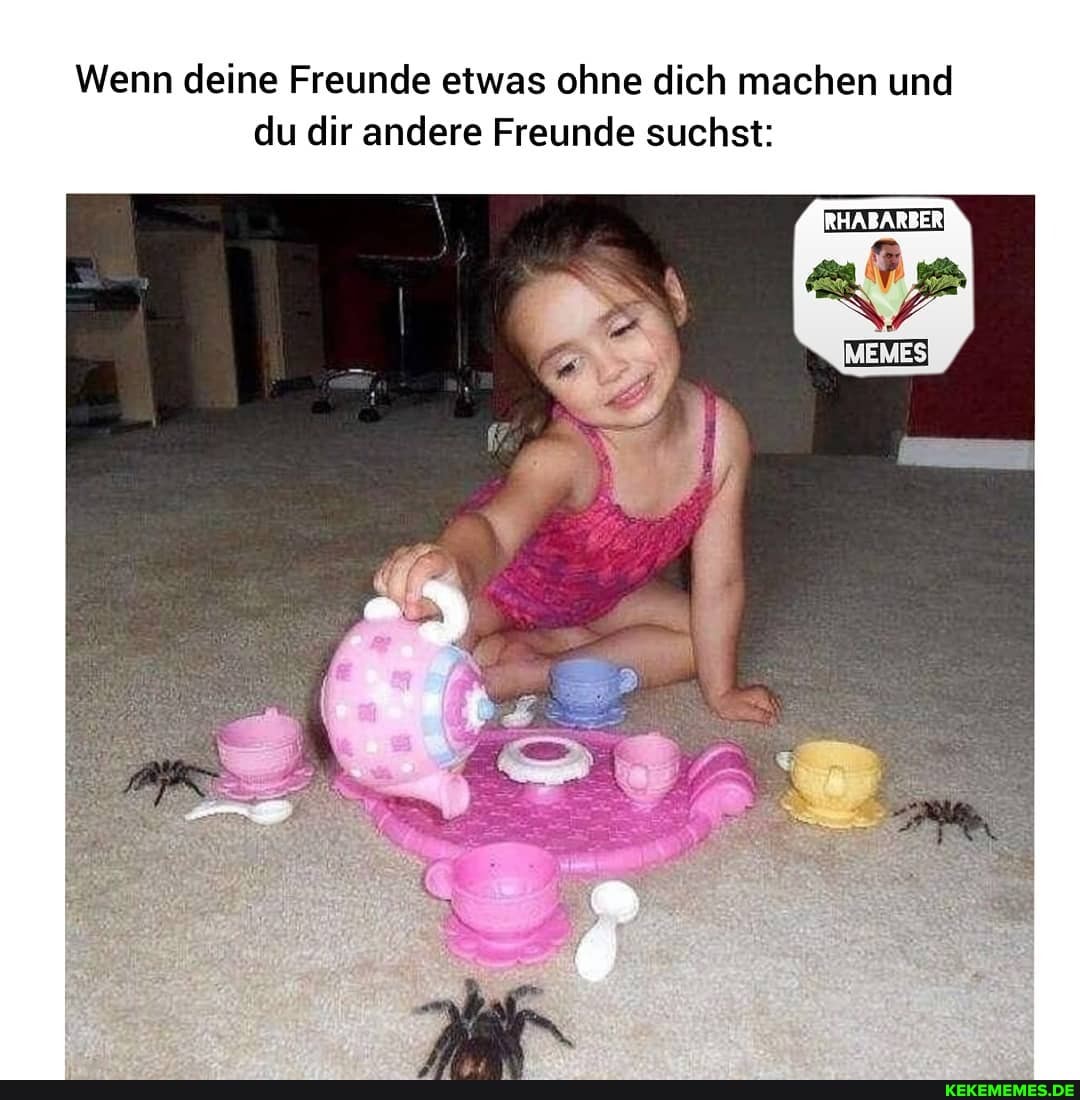 Wenn deine Freunde etwas ohne dich machen und du dir andere Freunde suchst:
FR