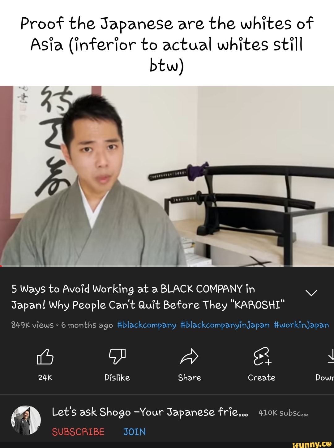 Proof the Japanese are the whites of Asia (inferior to actual whites