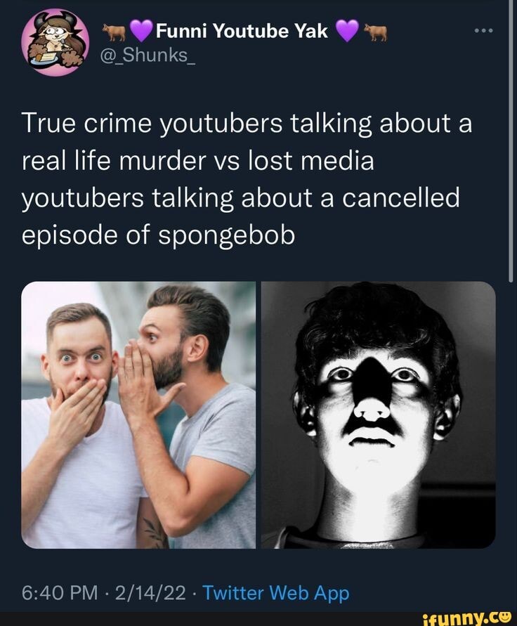 Funni Youtube Yak Shunks_ True crime youtubers talking about a real