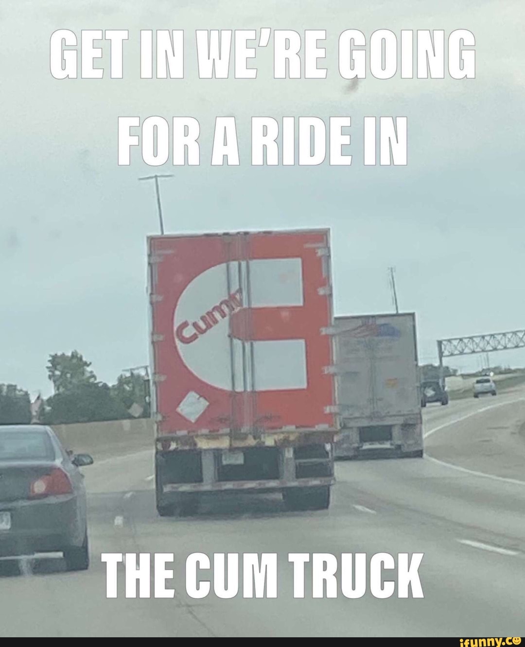 Cum truck meme