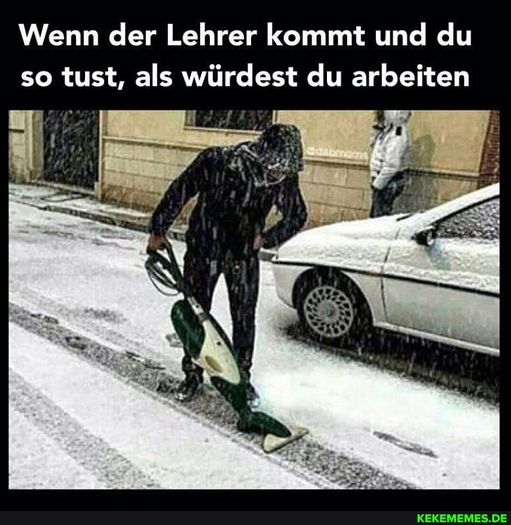 Wenn der Lehrer kommt und du so tust, als würdest du arbeiten