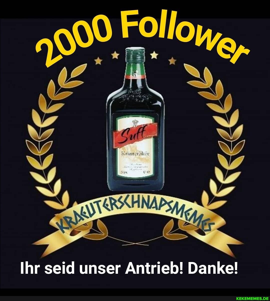 Ihr seid unser Antrieb! Danke!