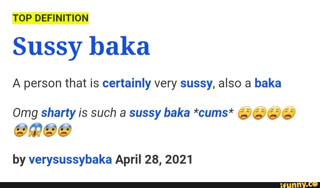 Sussy meaning