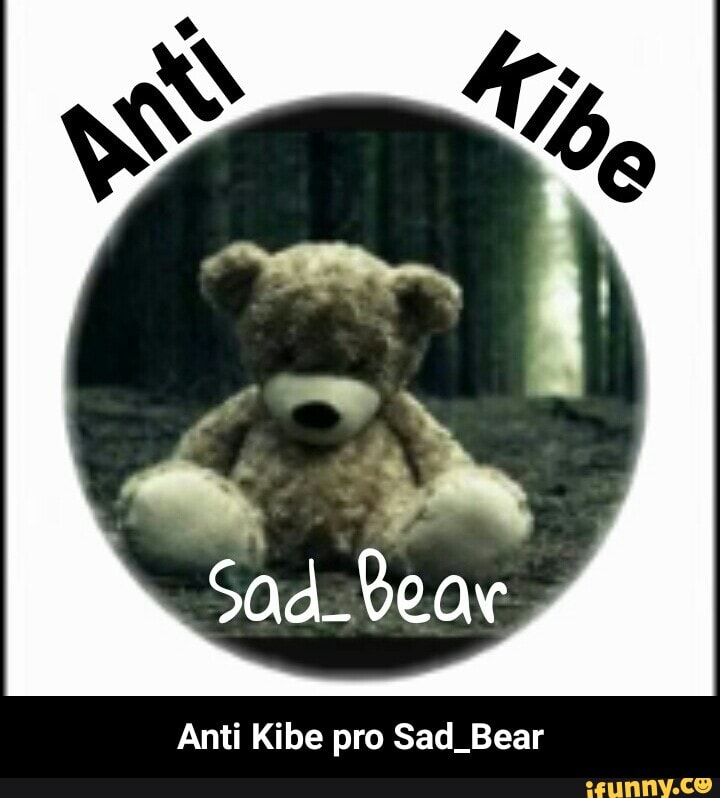 Anti Kibe pro Sad Bear - Anti Kibe pro Sad_Bear