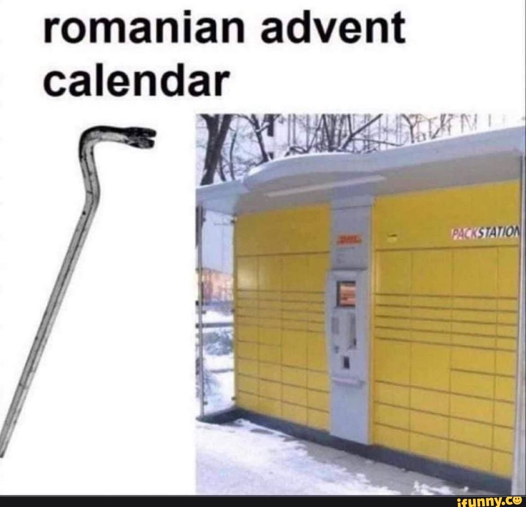 Romanian advent calendar PACK STATION - iFunny Brazil