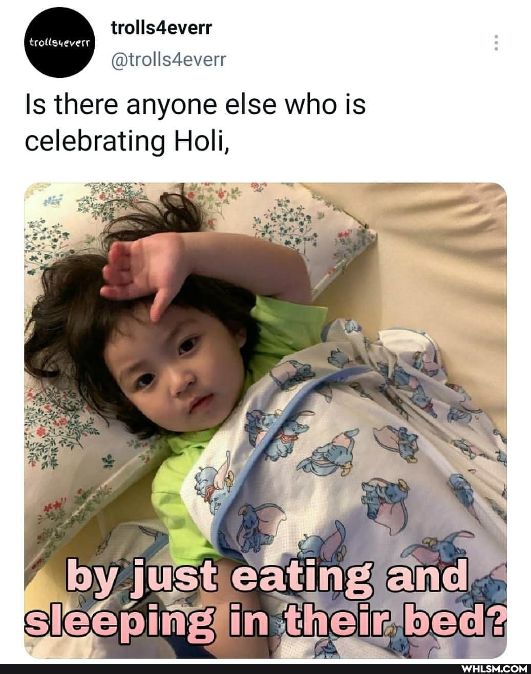 @wrolls4everr
Is there anyone else who is
celebrating Holi,