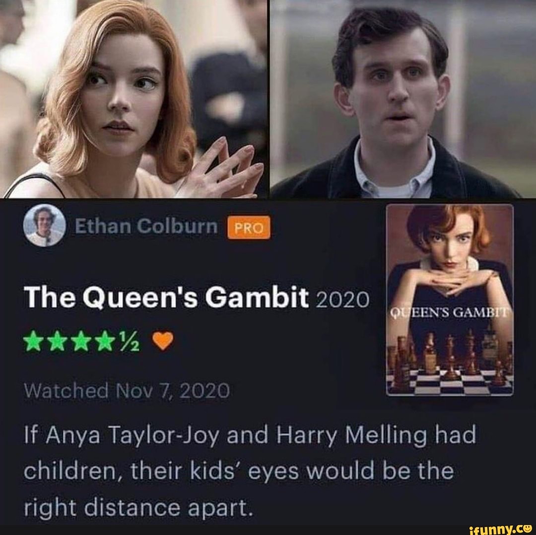 Ethan Colburn The Queen's Gambit 2020 Watched Nov 7, 2020 If Anya