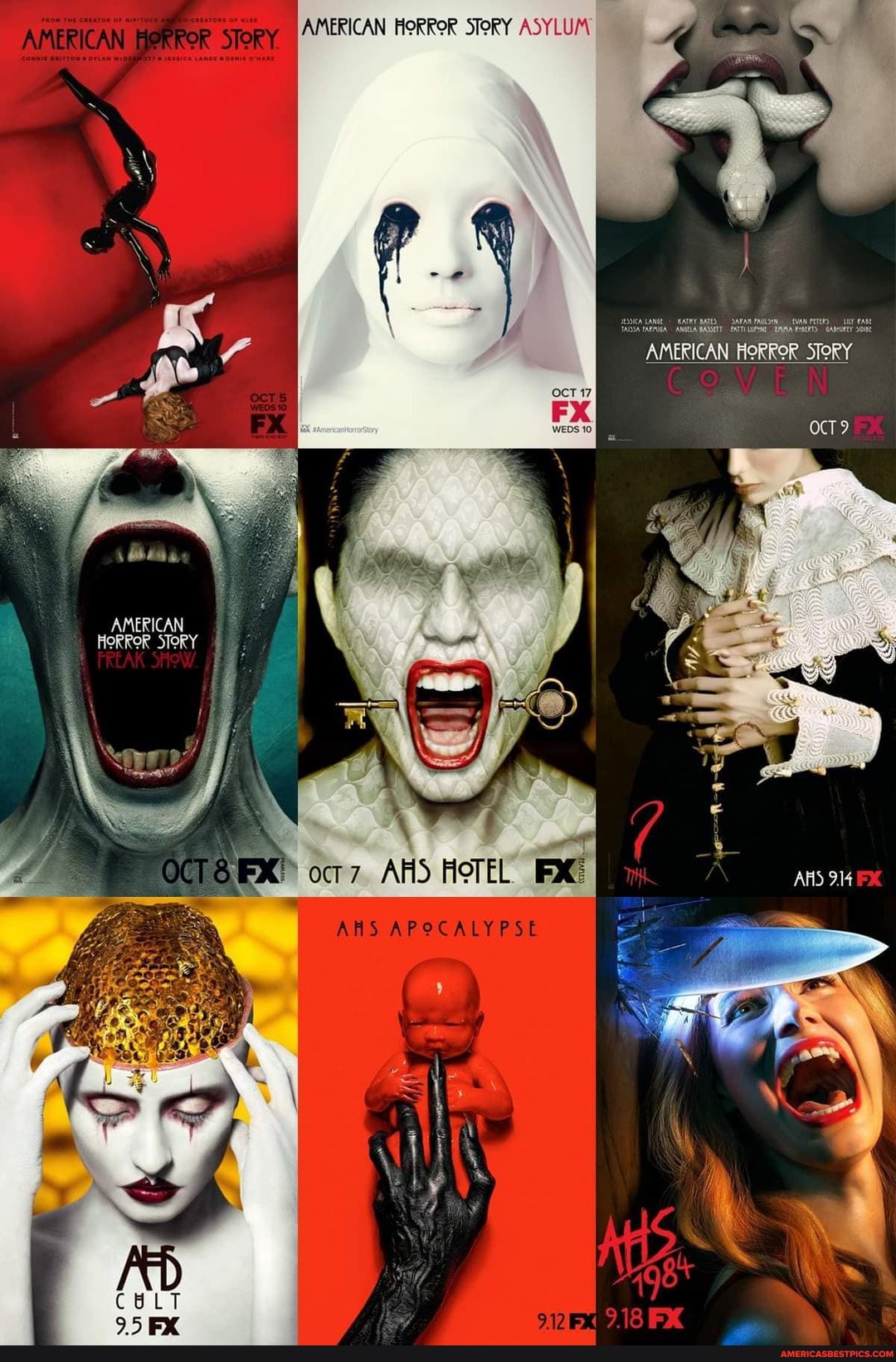AMERICAN HORROR STORY ASYLUM
CAN
AMERICAN HORROR STORY
AMERICAN
HORROR STORY
ap
COLT
OcT
9.14