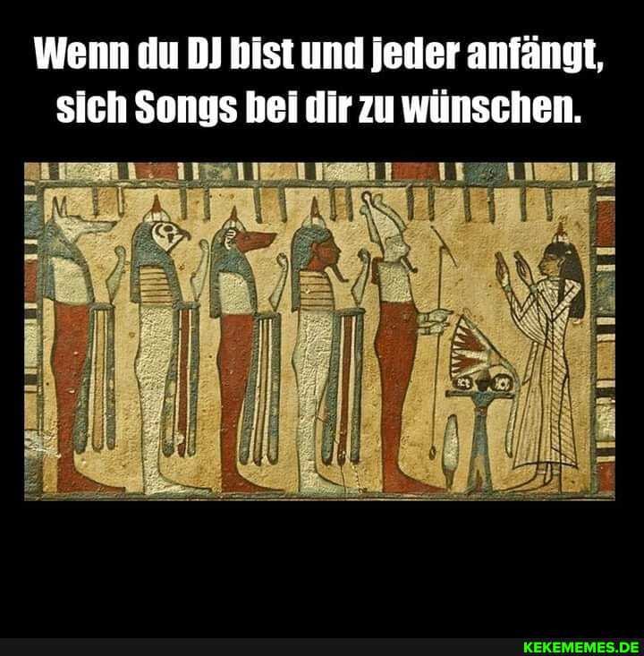 Wenn du DJ bist und jeder anfängt, sieh Songs bei dir zu wünschen.