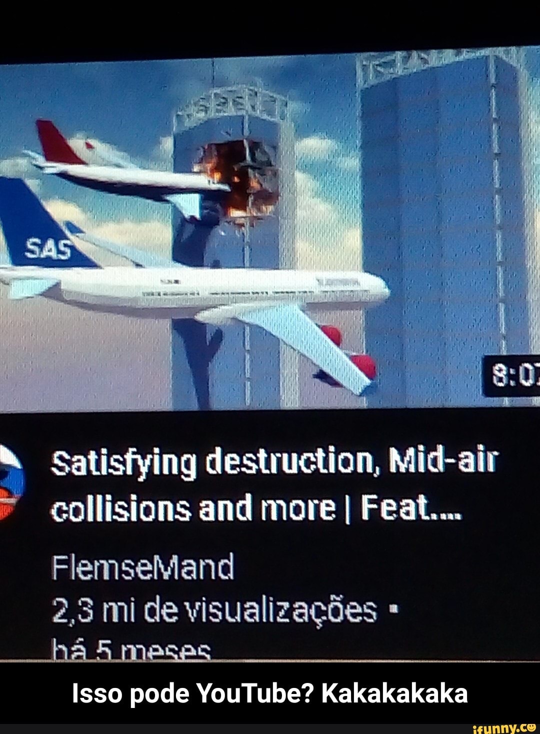 Satisfying destruction, Mid-air gollisions and more I Feat....
FlemseMand
2,3 mi de visualizacdes
Isso pode YouTube? Kakakakaka - Isso pode YouTube? Kakakakaka
