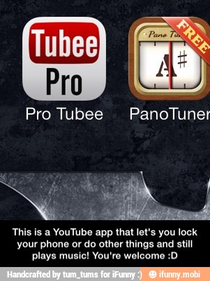 your phone or do other things and still
plays music! You're welcome :D - This is a YouTube app that let's you lock your phone or do other things and still plays music! You're welcome :D