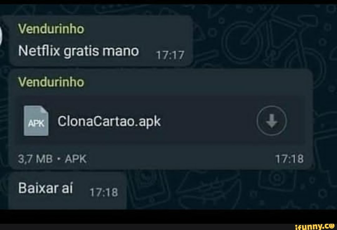 I Vendurinho
Netflix gratis mano 4547
Vendurinho
ClonaCartao.apk
37 MB APK
Baixar aí