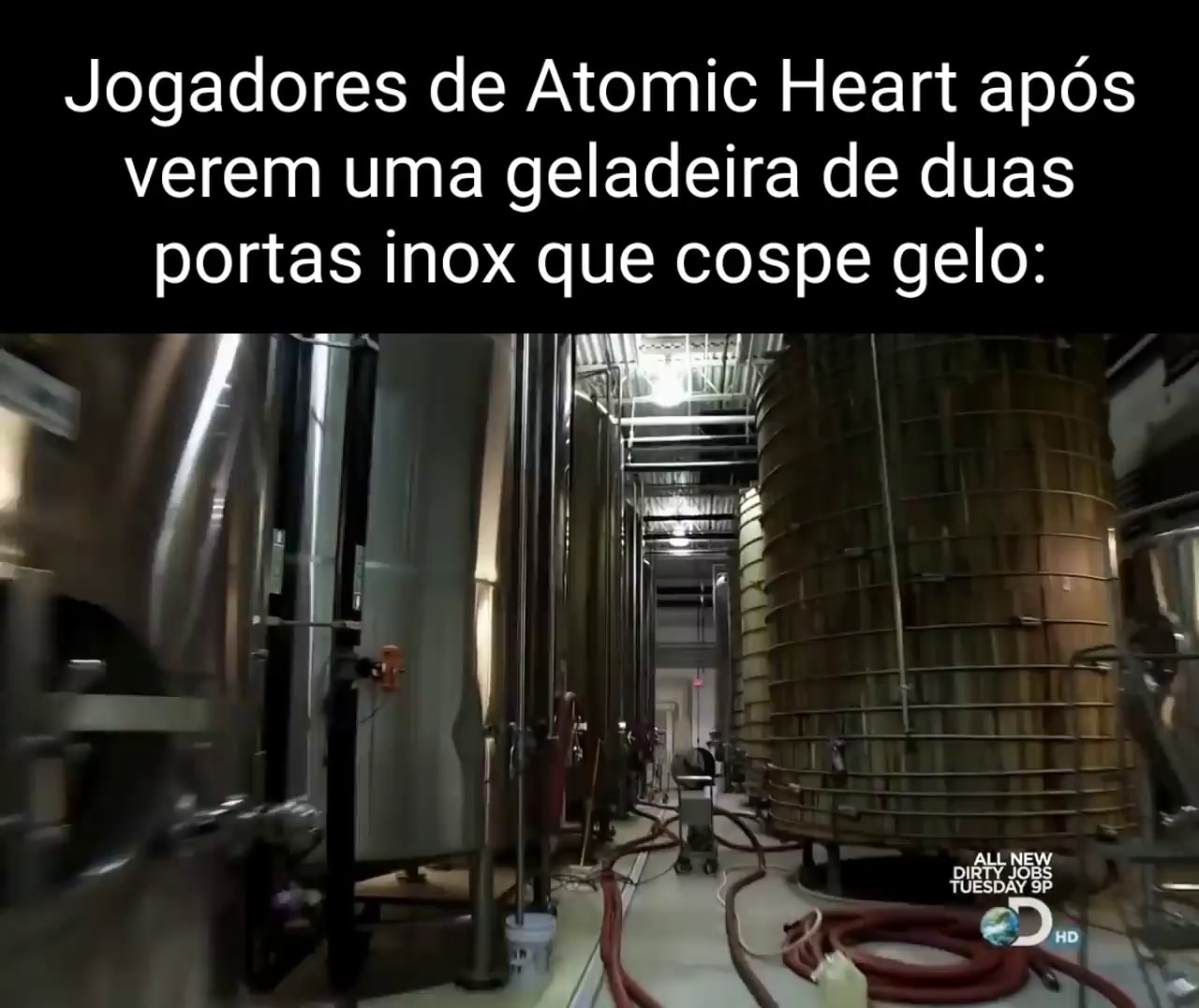 Cara que comprou atomic heart vendo que as 6 horas de secs são apenas  assédio por uma geladeira Eletrolux: - iFunny Brazil